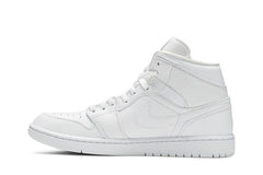 Air Jordan 1 Mid Triple White 2020