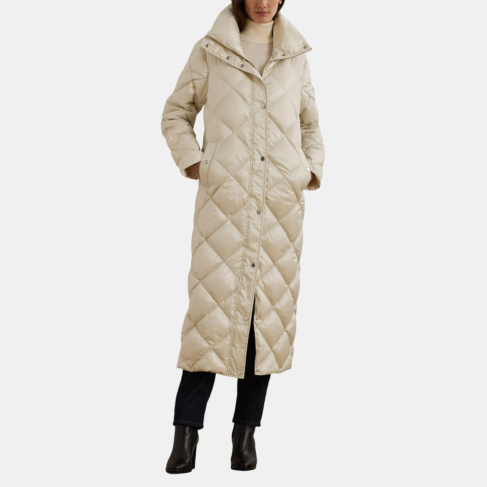 Diamond Quilted Down Water Resistant Wind Resistant Duck Down Short Puffer Jacket