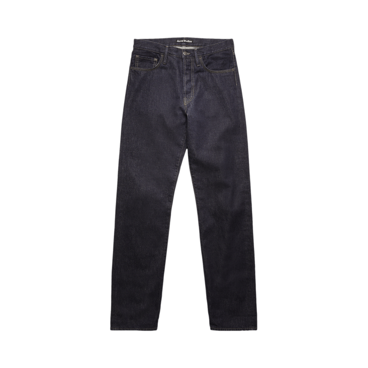 Acne Studios Face Patch Jeans Black