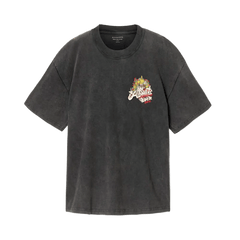 ALLSAINTS Roque Short Sleeve Oversized Crew Neck T-Shirt Washed Black