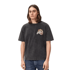 ALLSAINTS Roque Short Sleeve Oversized Crew Neck T-Shirt Washed Black