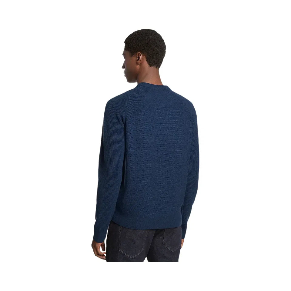 Michael Kors Wool Blend Crewneck Sweater Midnight