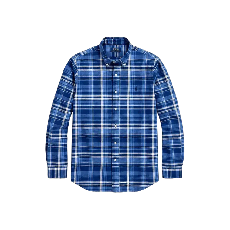 Ralph Lauren Classic fit Plaid Oxford Cotton Shirt