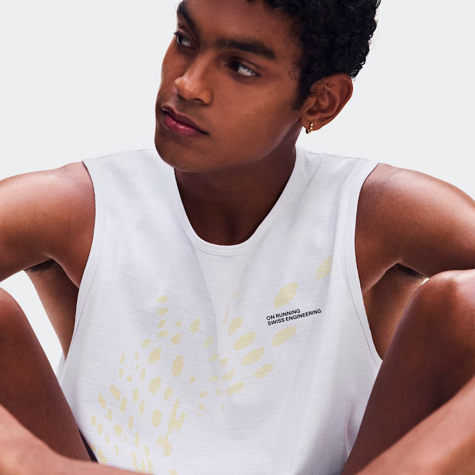On On Run Tank White