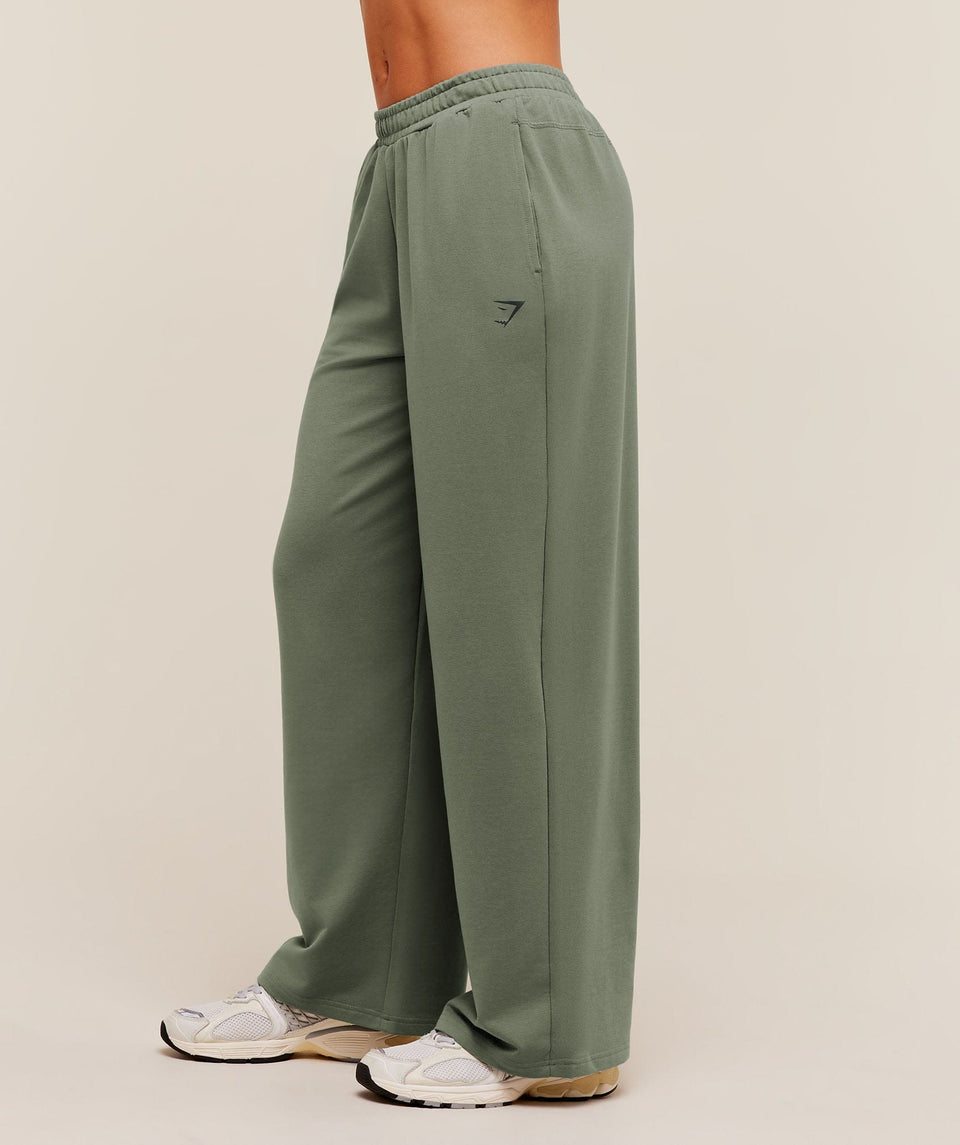 Women's Gymshark Lifting Dipped Waistband Pants Unit Green