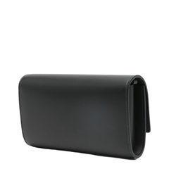 Wallet on Chain - Lamb Nappa Leather - Black