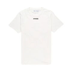 Off-White Marker Shorts-Sleeve Slim T-Shirt White/Blue