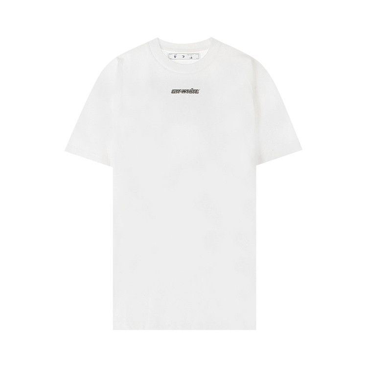 Off-White Blue Marker White Blue Oversized T-Shirt