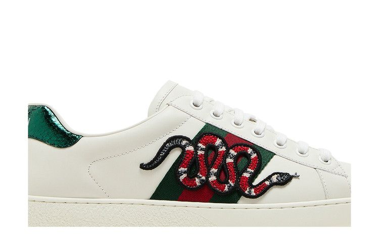 GUCCI ACE EMBROIDERED SNEAKER 'SNAKE'