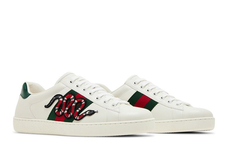 GUCCI ACE EMBROIDERED SNEAKER 'SNAKE'