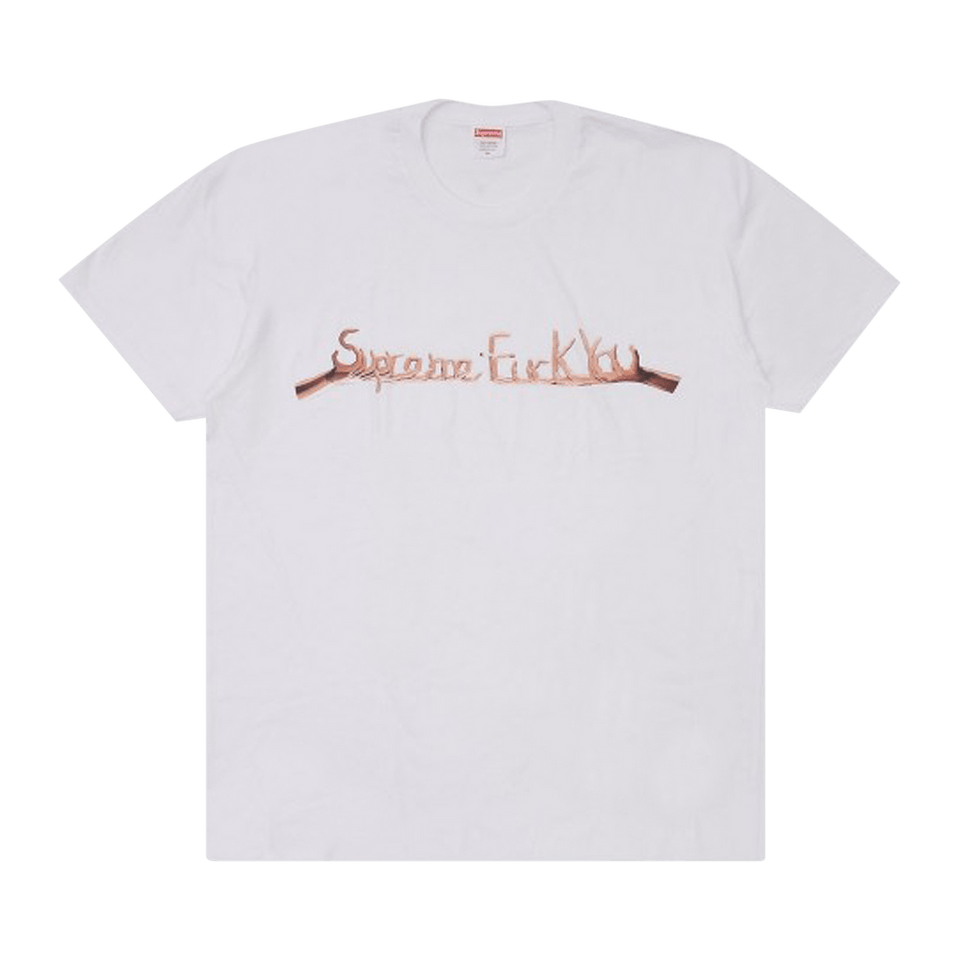 Supreme Fuck You T-Shirt White
