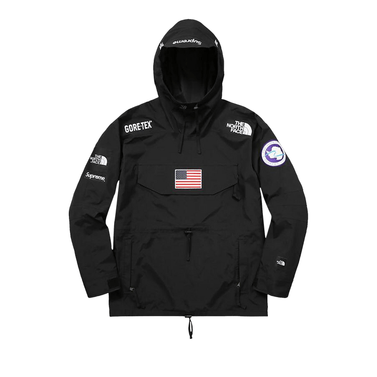 Supreme x The North Face Trans Antarctica Expedition Pullover Jacket Black