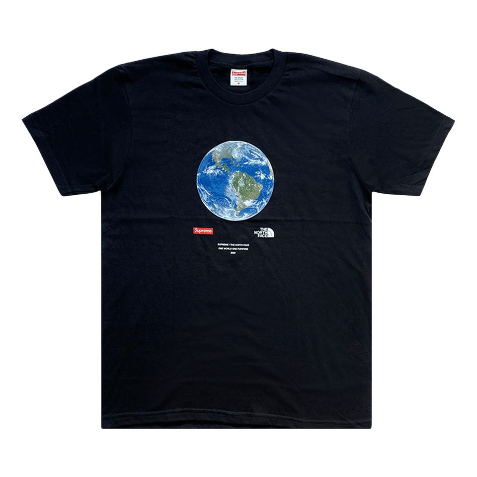 Supreme x The North Face One World T-Shirt Black
