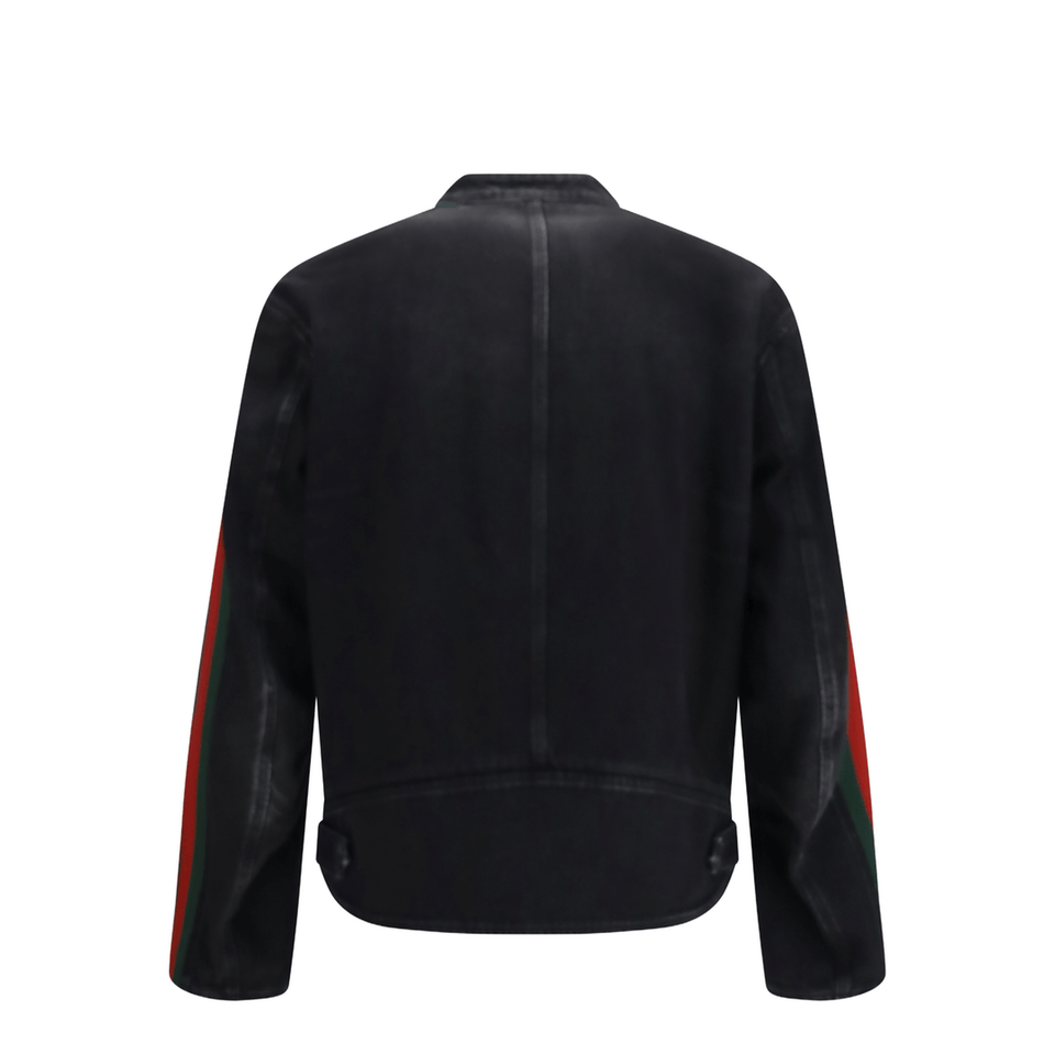 Gucci Cotton Denim Biker Jacket
