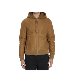 Loewe Hooded Leather Jacket
