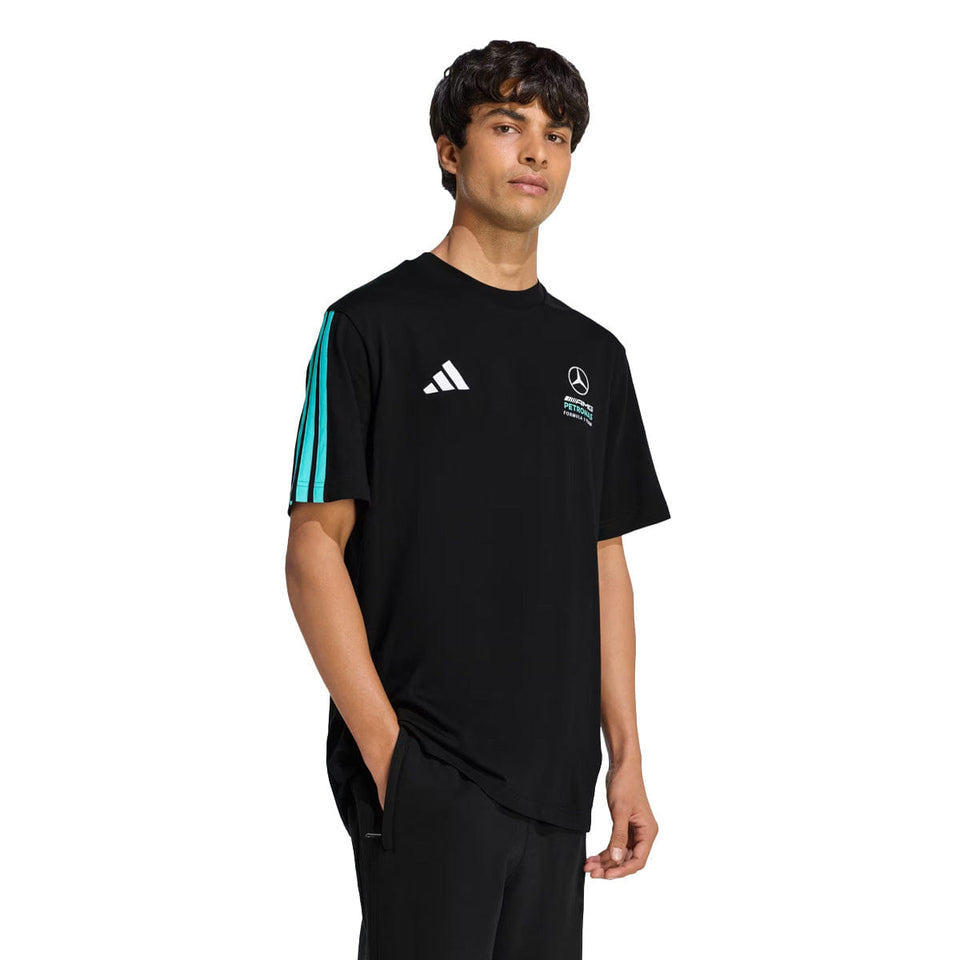 adidas '+ MERCEDES - AMG PETRONAS FORMULA 1 TEAM DNA T-Shirt Black / Semi Mint Rush