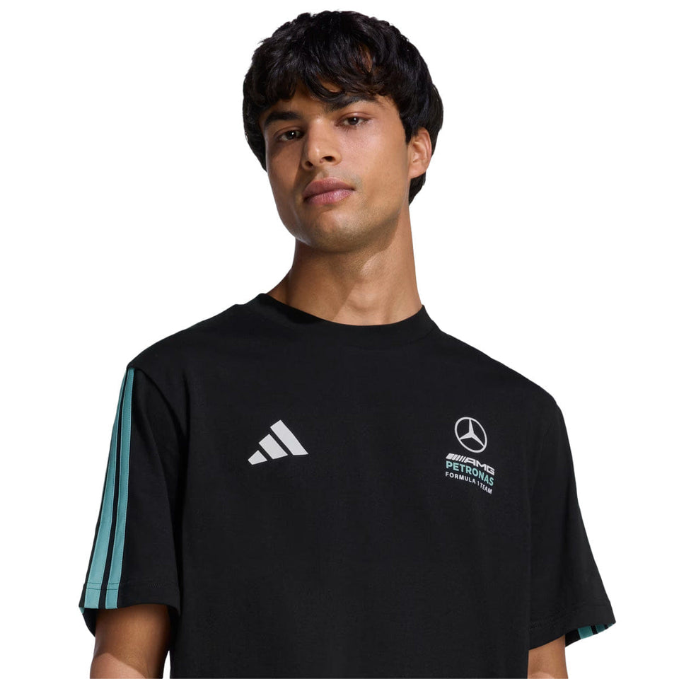 adidas '+ MERCEDES - AMG PETRONAS FORMULA 1 TEAM DNA T-Shirt Black / Semi Mint Rush