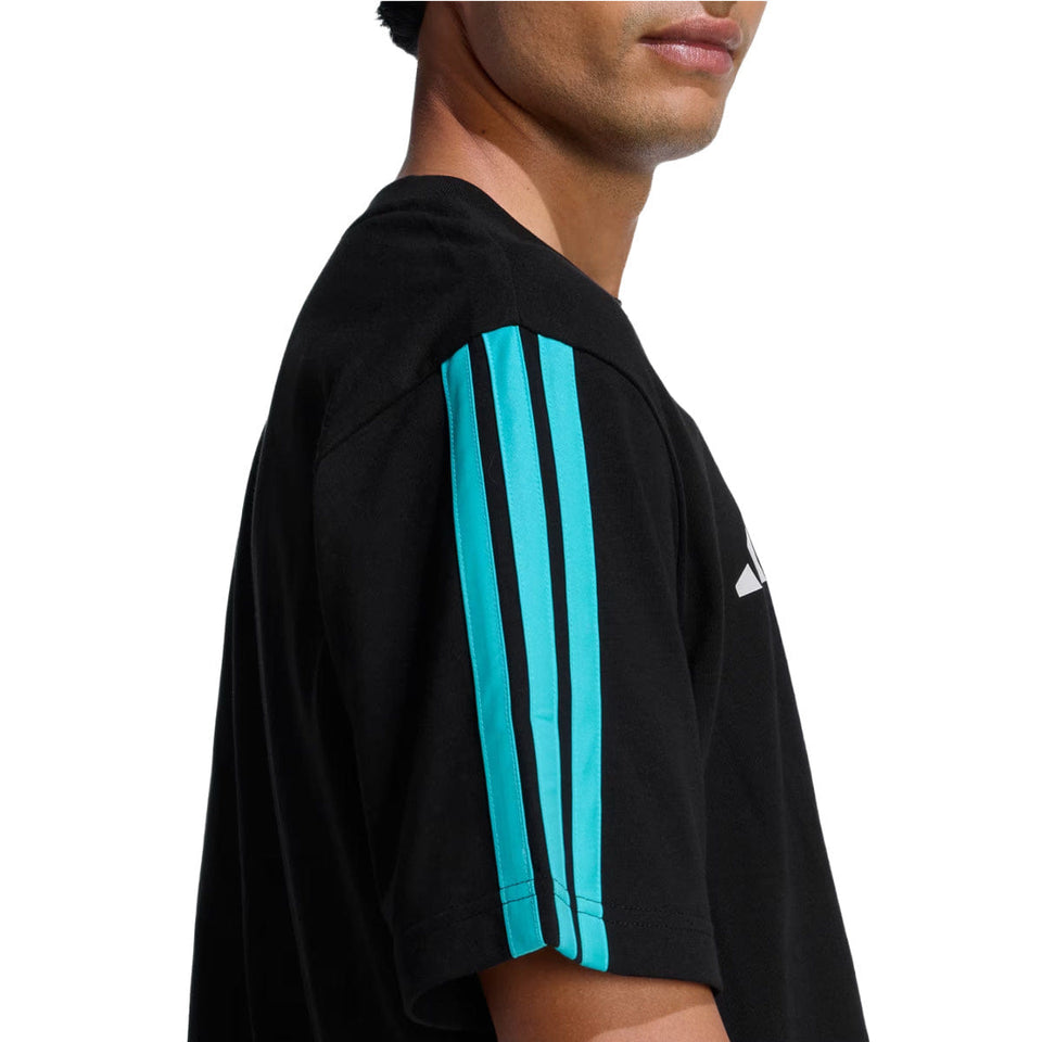 adidas '+ MERCEDES - AMG PETRONAS FORMULA 1 TEAM DNA T-Shirt Black / Semi Mint Rush