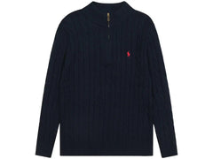 Polo Ralph Lauren Cable Knit Sweater navy blue