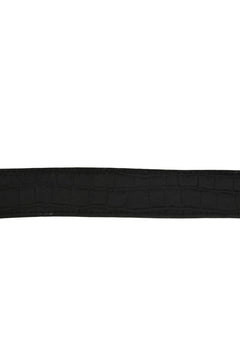 Versace Jeans Couture 36 Inches / 90 Cms Black Vjc Logo Buckle Leather Belt
