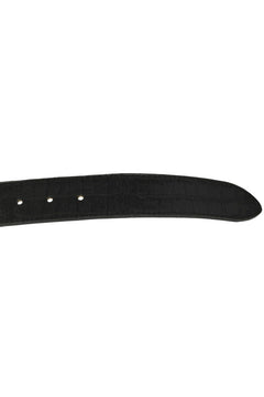Versace Jeans Couture 36 Inches / 90 Cms Black Vjc Logo Buckle Leather Belt