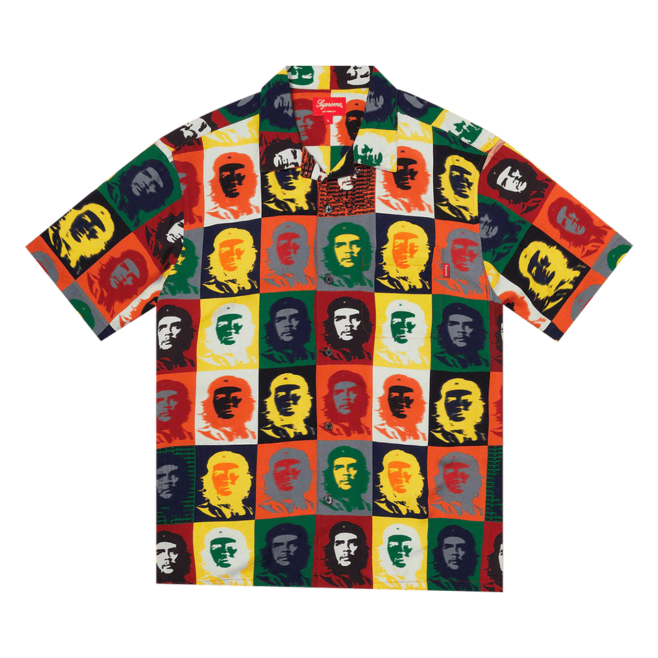 Supreme Che Rayon Shorts-Sleeve Shirt Multicolor