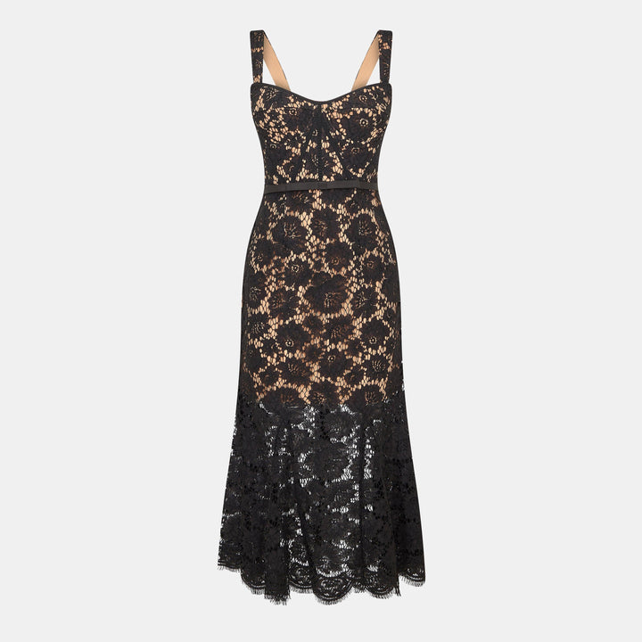 Fine Lace Bodycon Dress