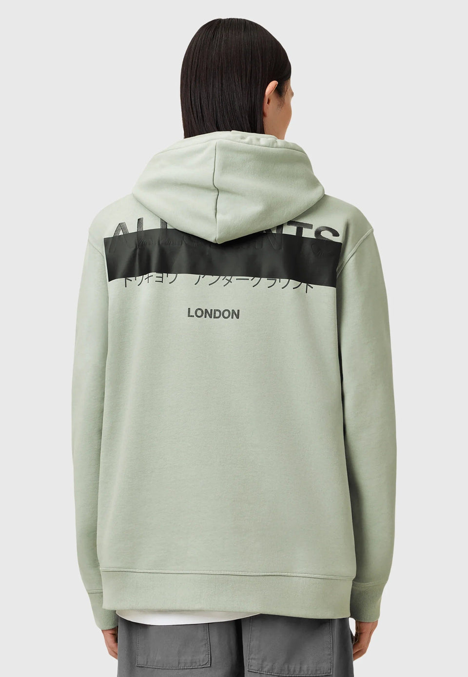 All Saints Redact OTH Hoodie Mineral Green | Off Kicks