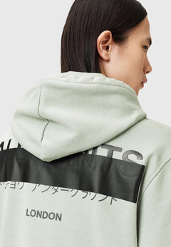 All Saints Redact OTH Hoodie Mineral Green | Off Kicks