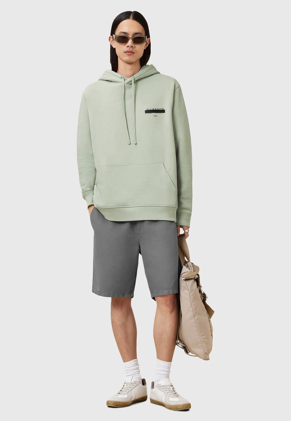 All Saints Redact OTH Hoodie Mineral Green | Off Kicks