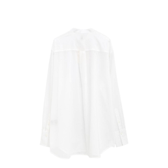 Long Sleeve Band Collar Shirt