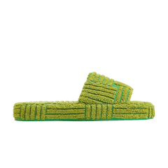 Bottega Veneta Resort Sponge Slide Parakeet Kiwi