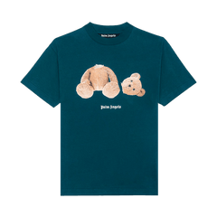 Palm Angels Bear T-Shirt Forest Green/Brown