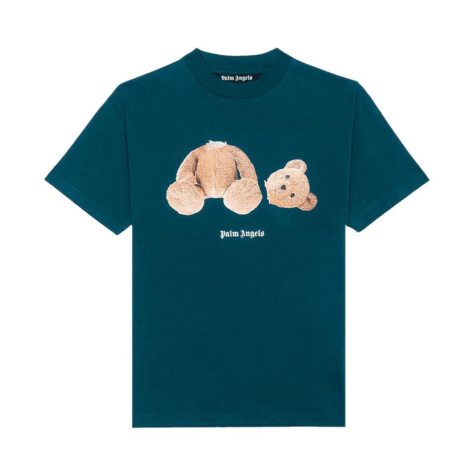 Palm Angels Bear T-Shirt Forest Green/Brown