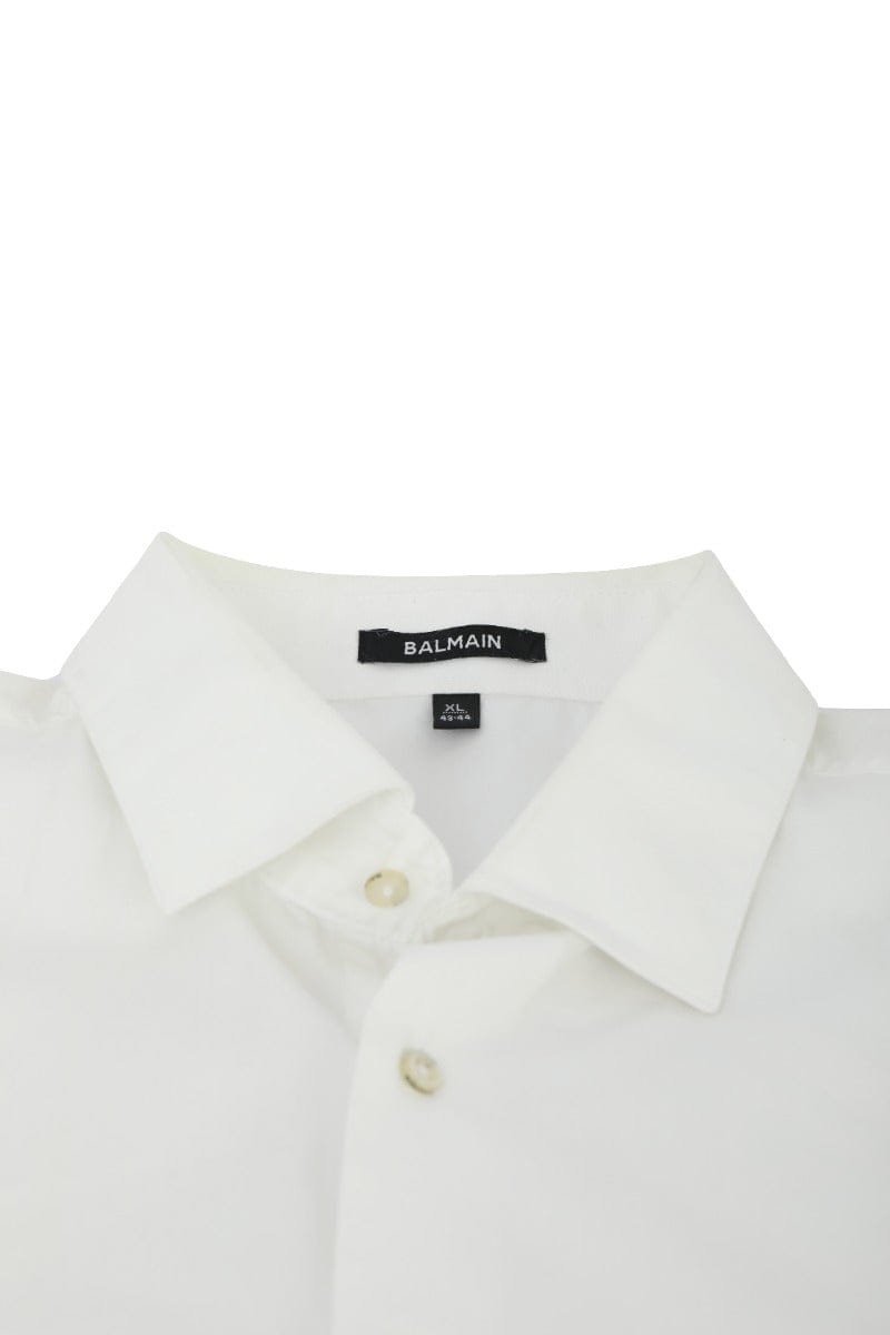 Balmain Xl White Logo Shirt