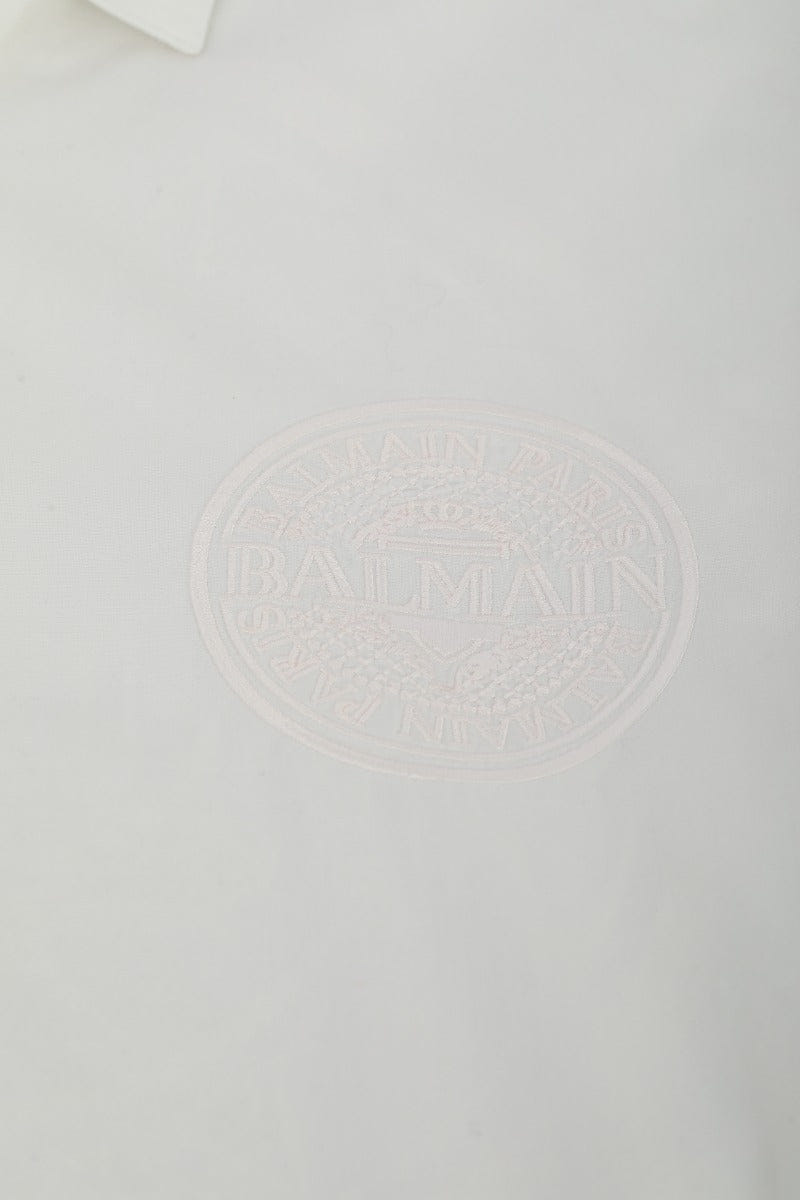 Balmain Xl White Logo Shirt