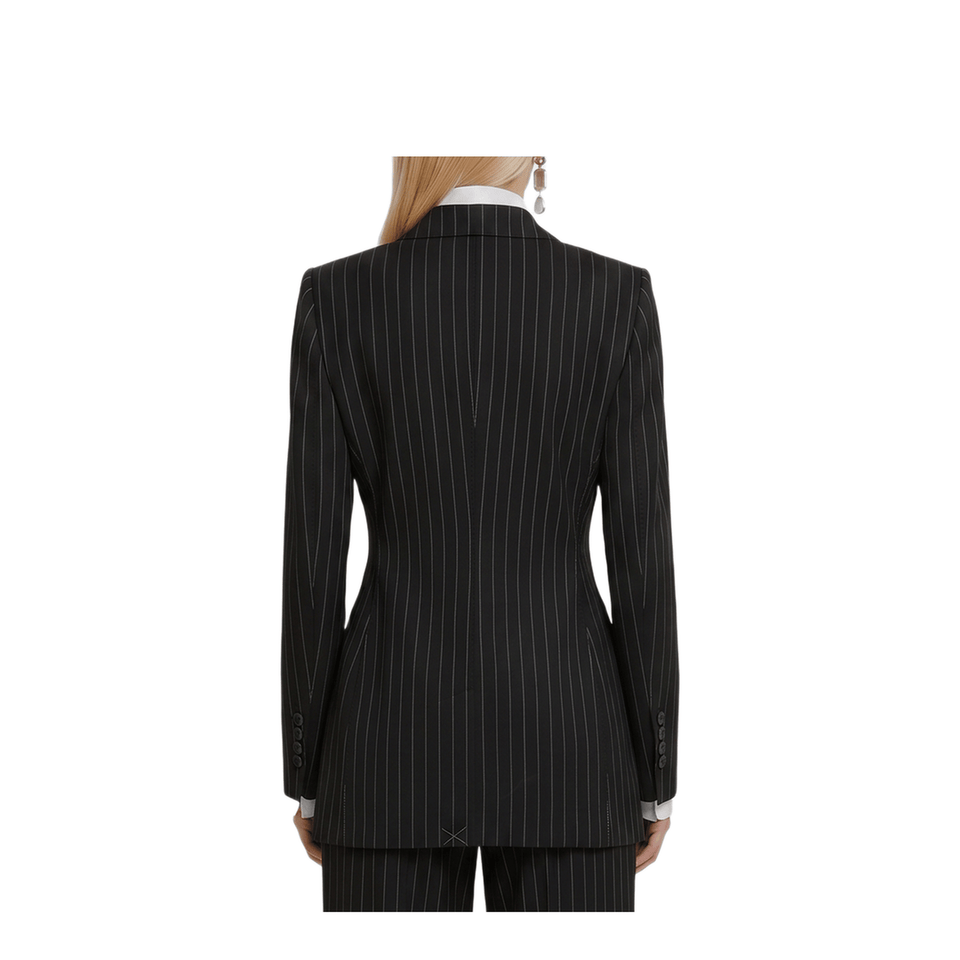 Dolce & Gabbana Double - Breasted Chalk Stripe Jacket