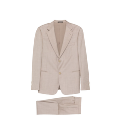 Single-breasted suit with micro jacquard