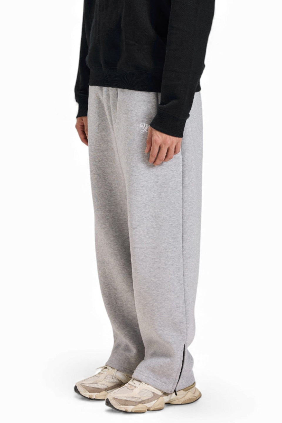 Young Grandpa FLARED SWEATPANTS - GREY
