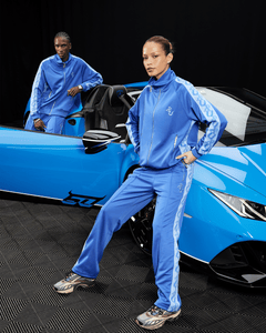 Realism SSS REALISM x UNDERRATED RUN LINE TRACK JACKET BLUE