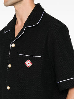 Casablanca contrast - trim logo - patch shirt