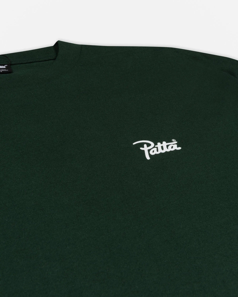 Patta Script Logo T - Shirt (Pine Grove)
