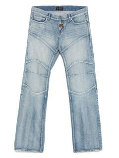 seam-detail jeans