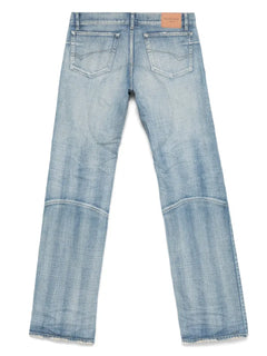 seam-detail jeans