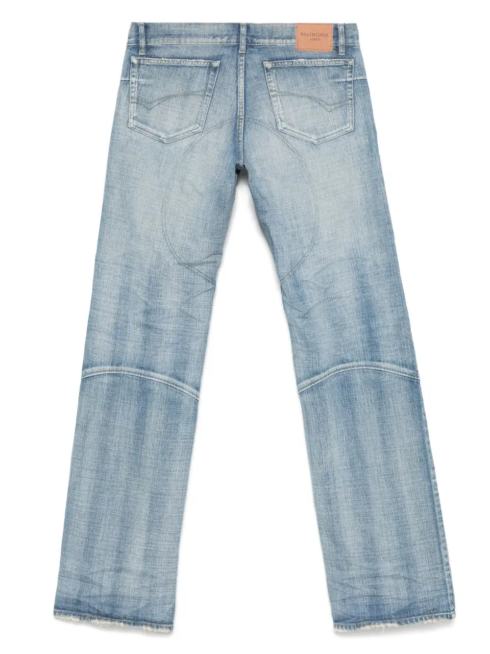 seam-detail jeans