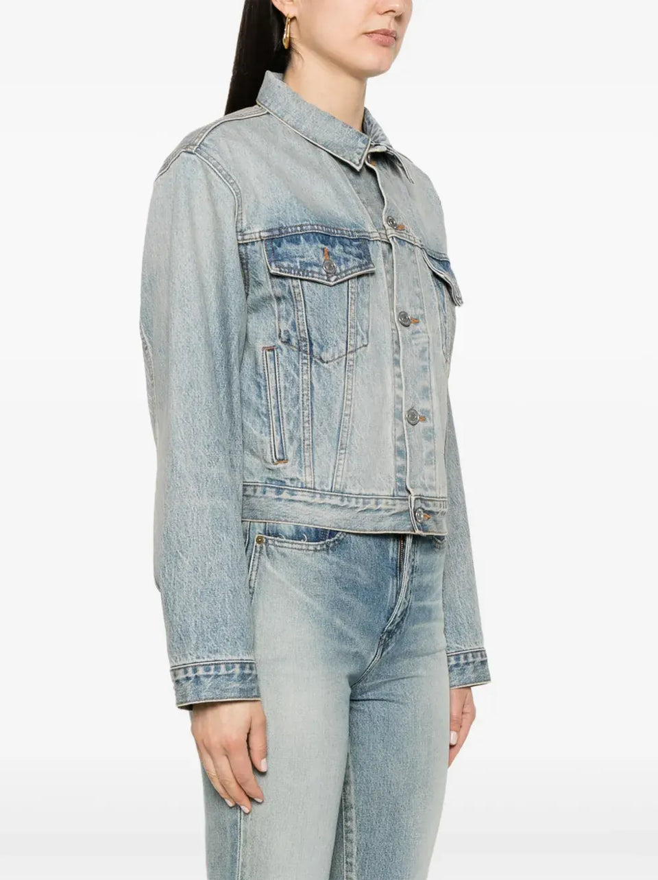 washed-denim jacket