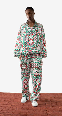 Daily Paper Green Red Moke Jacket