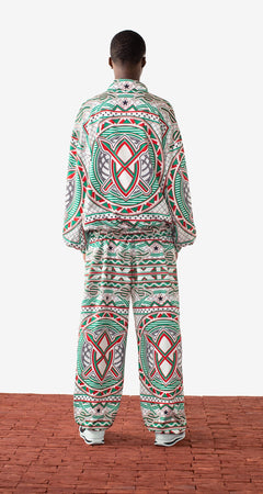Daily Paper Green Red Moke Jacket