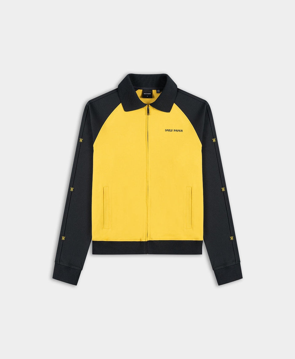 Daily Paper Grey Dias Stacked Colour Blocking Track Jacket