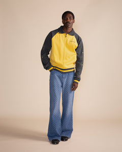 Daily Paper Grey Dias Stacked Colour Blocking Track Jacket
